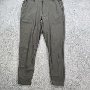 Cuts AO 5 Pocket Pants Mens L Grey Tapered Zip Fly Slim‎ Travel